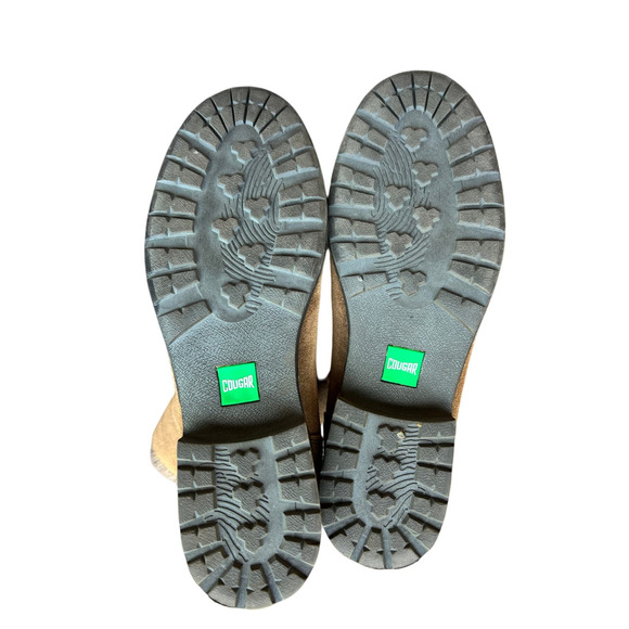 Cougar Brown Mid Ankle Fleece and Sweater Lined Waterproof Boots Size 8 - Picture 5 of 8